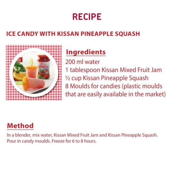 Kissan Pineapple Squash 750ml
