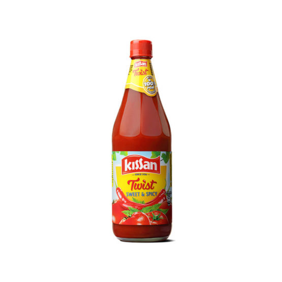 Kissan Twist Sweet Spicy Tomato Ketchup 1kg 2