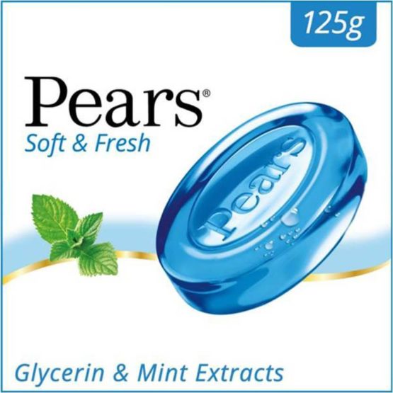 Pears Soft Fresh Bathing Bar 125g 4
