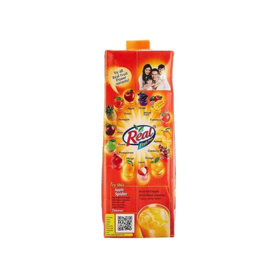 Real Fruit Power Apple Juice 1ltr 1 1