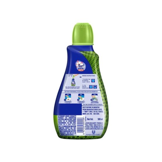 Surf Excel Matic Top Load Liquid Detergent 500ml 3