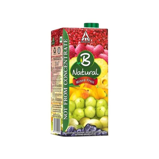 B Natural Mixed Fruit Juice 1ltr 1