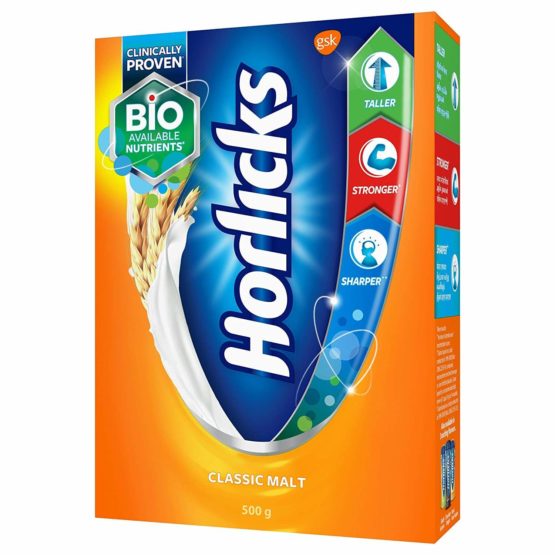 Horlicks Health Nutrition drink classic malt 500g