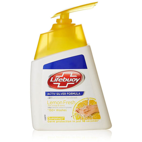 Lifebuoy Activ Silver Formula Lemon Fresh Handwash 190ml 2