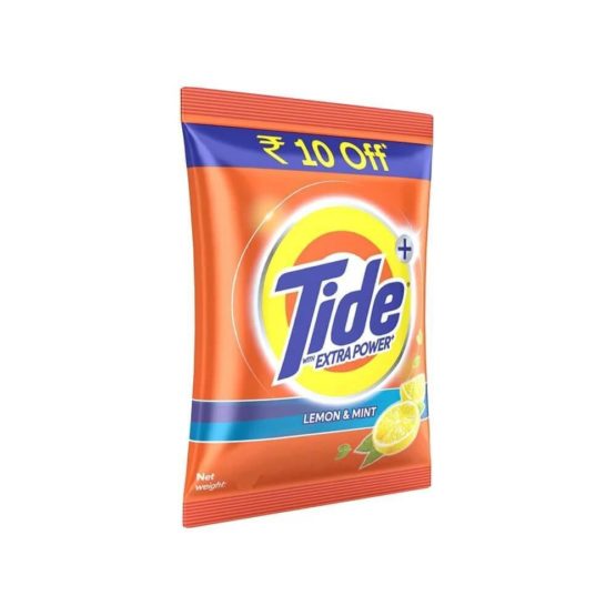 Tide Plus Extra Power Lemon Mint Detergent Powder 1kg 2