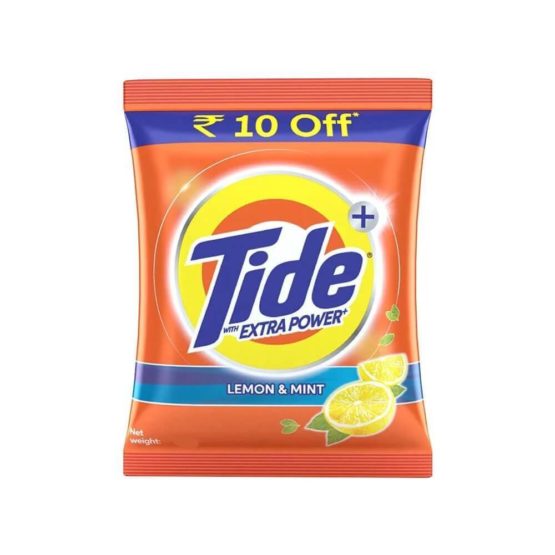 Tide Plus Extra Power Lemon Mint Detergent Powder 1kg