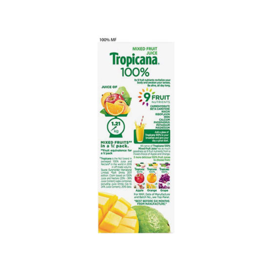 Tropicana 100 Mixed Fruit Juice 200ml 2