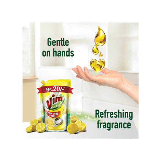 Vim Lemon Dishwash Gel 250 ml 5