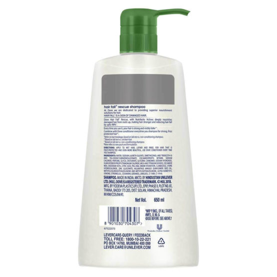 Dove Hair Fall Rescue Shampoo 650ml 2