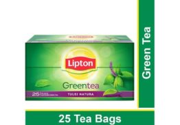 Lipton Tulsi Natura Green Tea Bags 25p