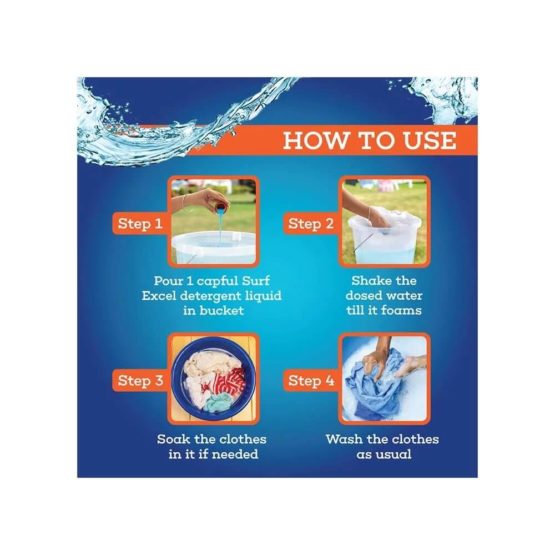 Surf Excel Liquid Detergent 1ltr 2