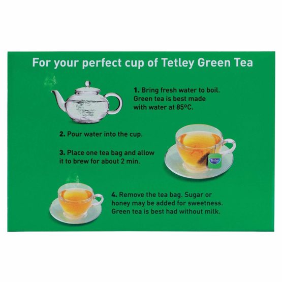 Tetley Green Tea Lemon and Honey 25p 6