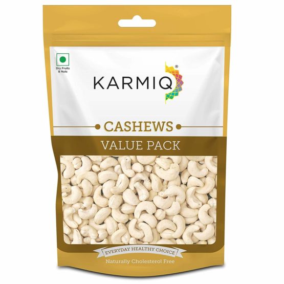 Karmiq Plain Whole Cashew Value Pack 100g