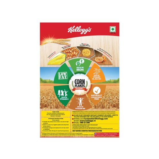Kelloggs Real Honey Corn Flakes 300g 4