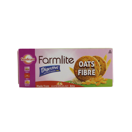 Sunfeast Farmlite Oats With Almonds Digestive Biscuits 75g