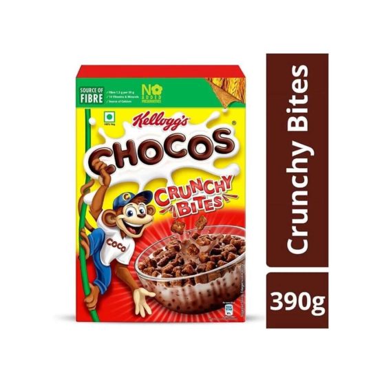 Kelloggs Chocos Crunchy Bites Cereal 390g