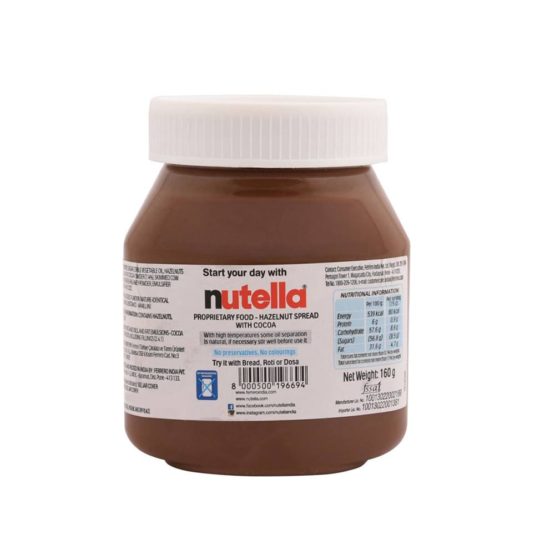 Nutella Hazelnut Spread With Cocoa 160g 2 min