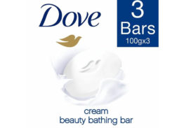 Dove Cream Beauty Bathing Bar Soap - Pack of 3 300g
