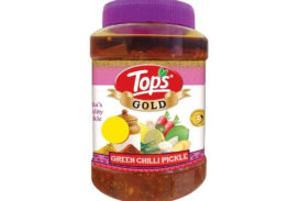 Tops Gold Green Chilli Pickle 1kg