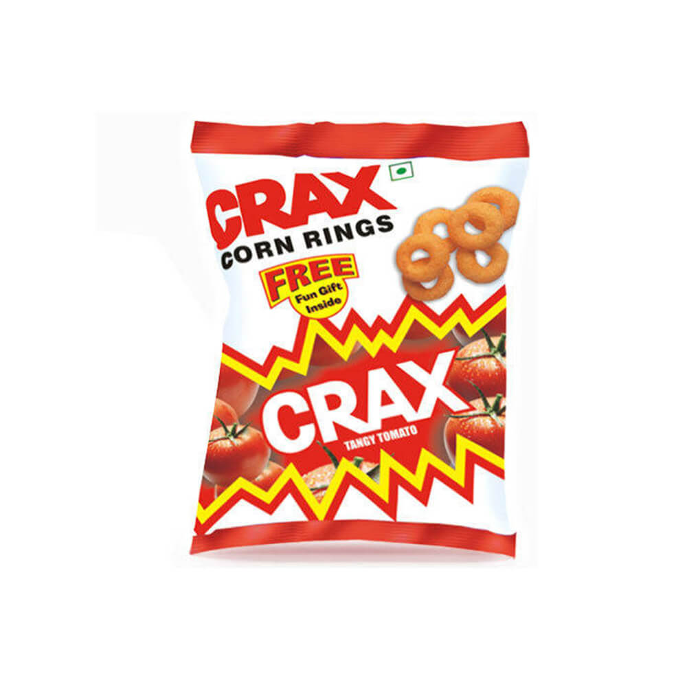 Crax Corn Rings Tangy Tomato (Pack of 9)