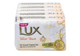 Lux Velvet Touch Soap (Buy 4 Get 1 Free) 100gx5