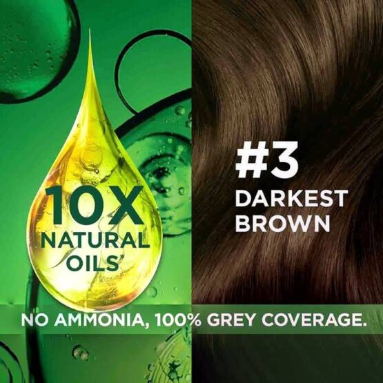 Garnier Color Naturals Hair Colour 70 ml + 60 g (Darkest Brown) - Image 2