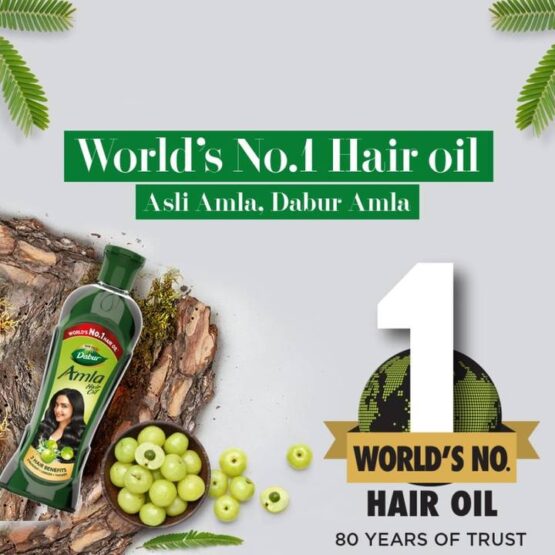 Dabur Amla Hair Oil - For Strong, Long and Thick Hair - Image 2